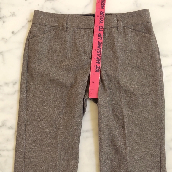 Express Design Studio Editor Dress Pant with sparkling gold. - Picture 3 of 8